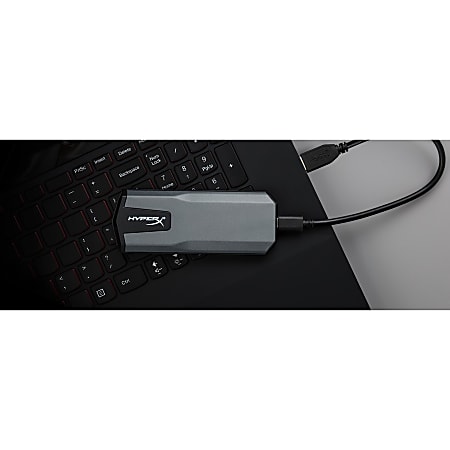HyperX SAVAGE EXO 960 GB Portable Solid State Drive External USB 3.1 Type C 500 MBs Maximum Read Transfer Rate 3 Year Warranty Office Depot