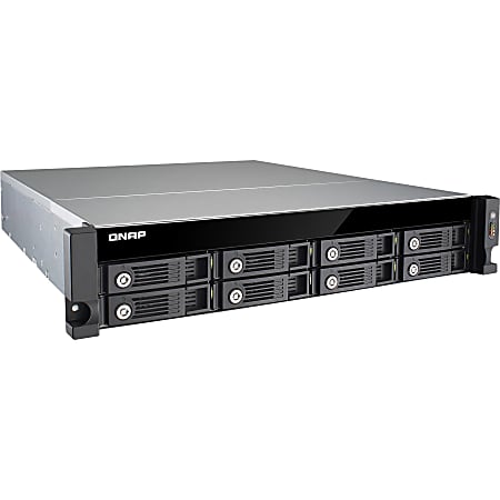 QNAP 8-bay High Performance Unified Storage - Intel Core i5 i5-4590S Quad-core 3 GHz - 8 GB RAM DDR3 SDRAM - TVS871URPI58GUS