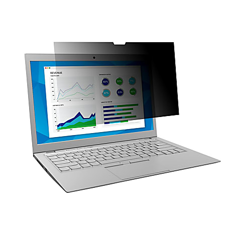 3M™ Privacy Filter with COMPLY™ For Laptops, 14.1" Widescreen (16:10 aspect ratio)