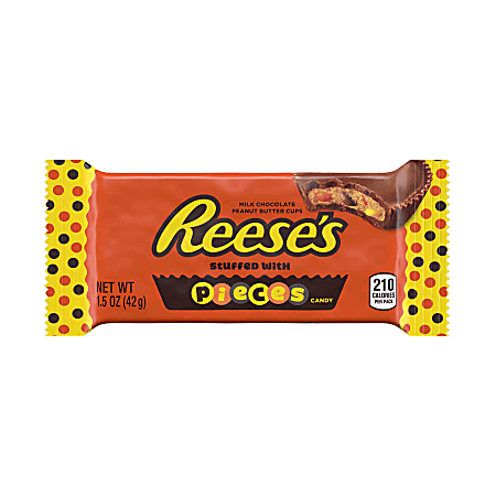 Reese's Pieces Peanut Butter Cups, 1.5 Oz, Box Of 24