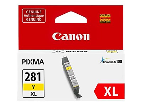 2036C001 (CLI-281) ChromaLife100 Ink, Yellow