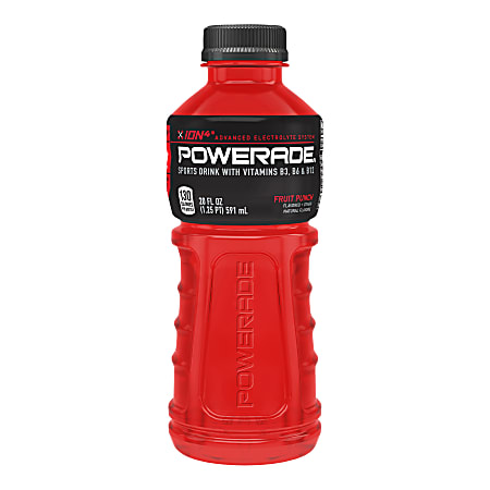 Powerade® Liquid Hydration Energy Drink, Fruit Punch, 20