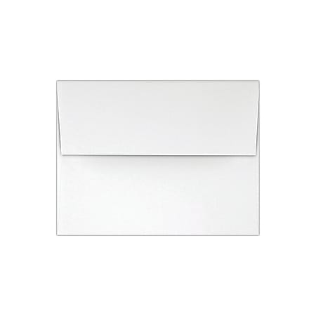 LUX Invitation Envelopes, A2, Peel & Press Closure, White, Pack Of 500