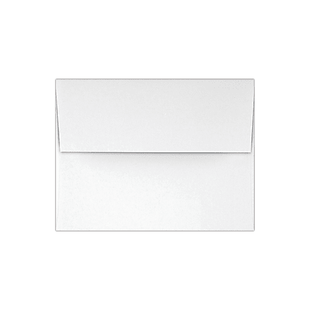 LUX Invitation Envelopes, A2, Peel & Press Closure, White, Pack Of 500