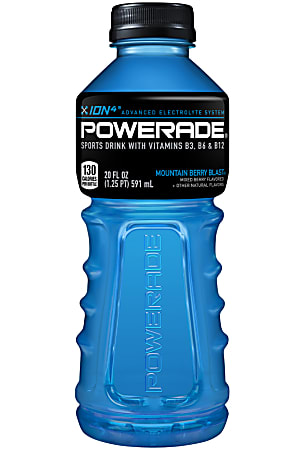 Powerade® Liquid Hydration Energy Drink, Mountain Blast (Berry),