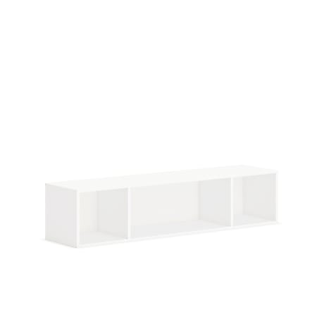 HON Mod Wall Mounted Storage | Open | 60"W | Simply White Finish - 60" x 14" x 39.8" - Finish: Simply White