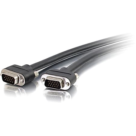 C2G 10ft VGA Cable - Select - In Wall Rated - M/M - VGA for Video Device - 10 ft - 1 x HD-15 Male VGA - 1 x HD-15 Male VGA - Black