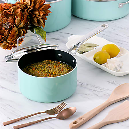 マーサスチュワート Martha Stewart Lockton 14 Piece Ceramic Nonstick Aluminum Cookware