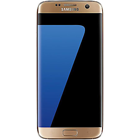 Samsung Galaxy S7 Edge G935V Refurbished Cell Phone, Gold, PSC100676