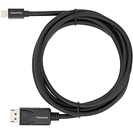 VisionTek Mini DisplayPort to DisplayPort 2M Active Cable (M/M), 6.6 Ft