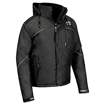 Ergodyne N-Ferno 6467 Winter Work Jacket, 4XL, Black