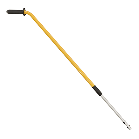 Rubbermaid® Commercial Products HYGEN Quick-Connect Ergo Adjustable Mop Handle, 48 - 72", Yellow