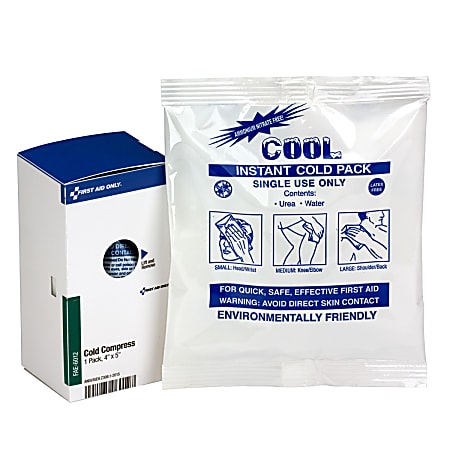 First Aid Only® SmartCompliance® Cold Pack Refill, 4" x 5", Blue