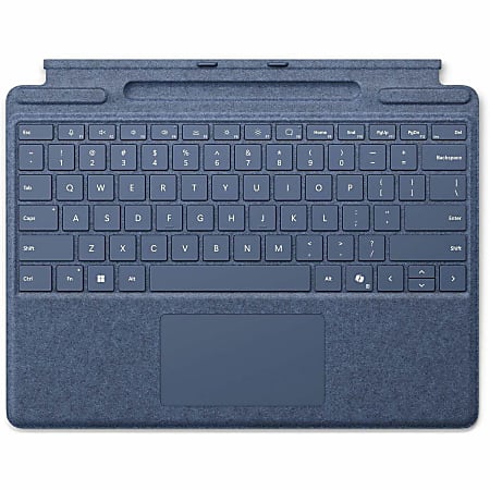 Microsoft Surface Pro Keyboard with Pen Storage - Sapphire - Notebook - TouchPad - Mechanical Keyswitch - Sapphire