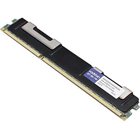 AddOn JEDEC Standard Factory Original 8GB DDR3-1600MHz Registered ECC Single Rank x4 1.35V 240-pin CL11 RDIMM
