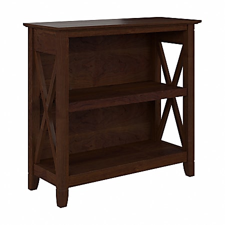 Bush® Furniture Key West Small 30"H 2-Shelf Bookcase,