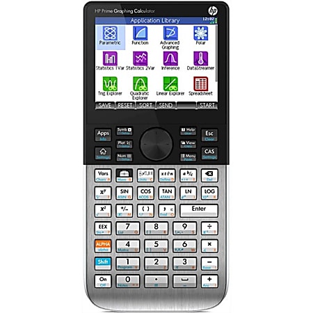HP Prime Graphing Wireless Calculator - Hard Shell Cover - 7.1" x 3.4" x 0.6" - Black