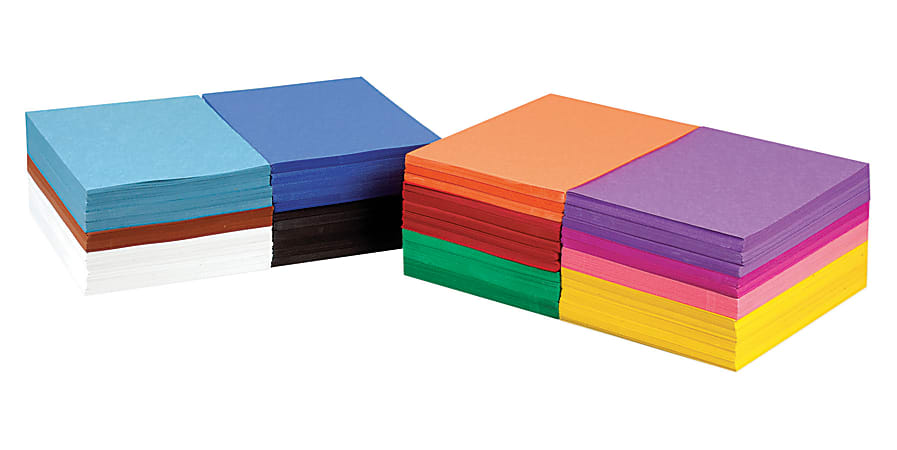 Pacon® SunWorks® Sampler Construction Paper, 9" x 12", Assorted Colors, Pack Of 2,400