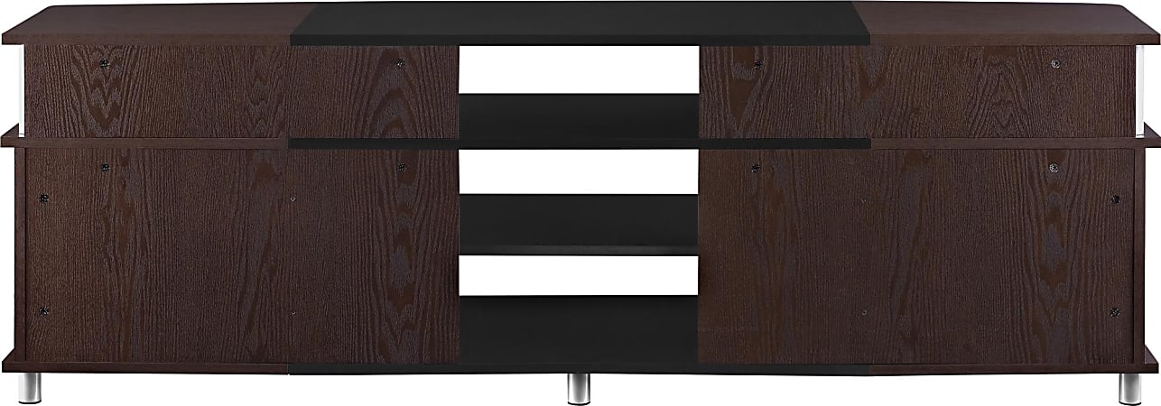 Ameriwood™ Home Carson TV Stand For 70" Flat-Screen TVs, Cherry/Black