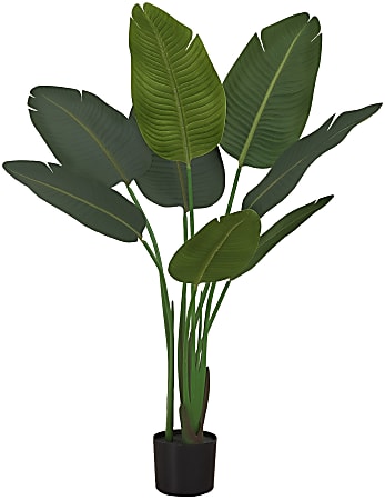 Monarch Specialties Kel 44”H Artificial Plant With Pot, 44”H x 32”W x 27"D, Green