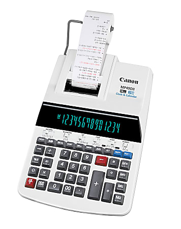 Canon MP49DII Printing Calculator, Gray