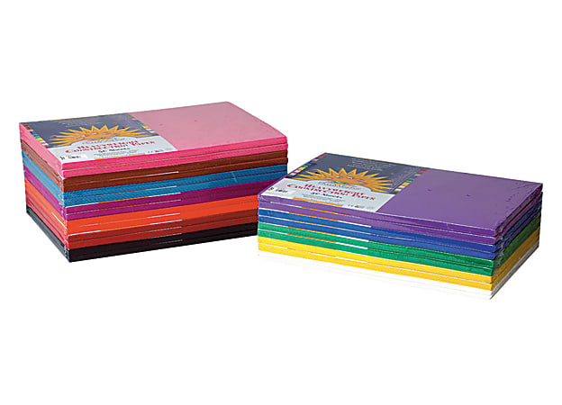 Pacon® SunWorks® Sampler Construction Paper, 12" x 18", Assorted Colors, Pack Of 1,200