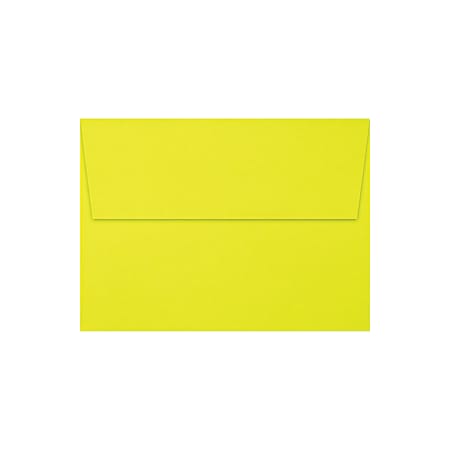 LUX Invitation Envelopes, A6, Peel & Press Closure, Citrus, Pack Of 500