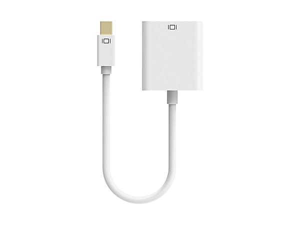 Belkin Mini DisplayPort/VGA Video Cable, 1', White, BKNF2CD049B
