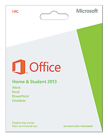 Microsoft® Office Home And Student 2013, English Version, Product Key