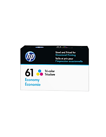 HP 61 Economy-Yield Tricolor Ink Cartridge (B3B08AN)
