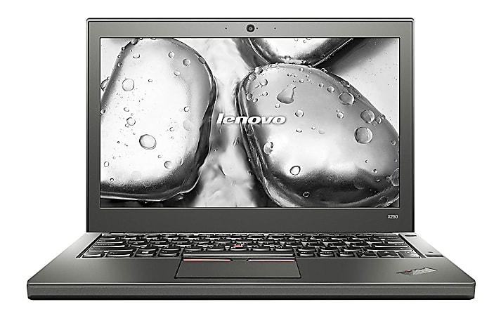 Lenovo ThinkPad X250 Refurbished Laptop, 12.5" Screen, Intel Core i5, 8GB Memory, 180GB Solid State Drive, Windows 10 Pro