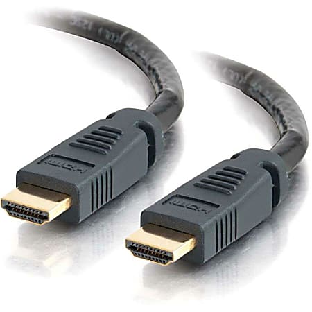 C2G 50ft HDMI Cable - Plenum Rated - High Speed HDMI Cable - M/M - HDMI cable - HDMI male to HDMI male - 50 ft - shielded - black