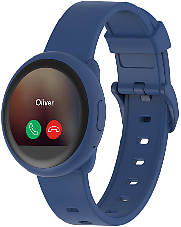 MyKronoz ZeRound 3 Lite Smart Watch, Navy Blue, KRZEROUND3L-BLUE