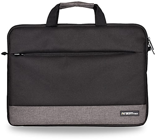 Argom Tech Essential Laptop Case For 15.6" Notebooks, 11-7/16&rdquo;H x 17&rdquo;W x 15-3/4&rdquo;D, Black