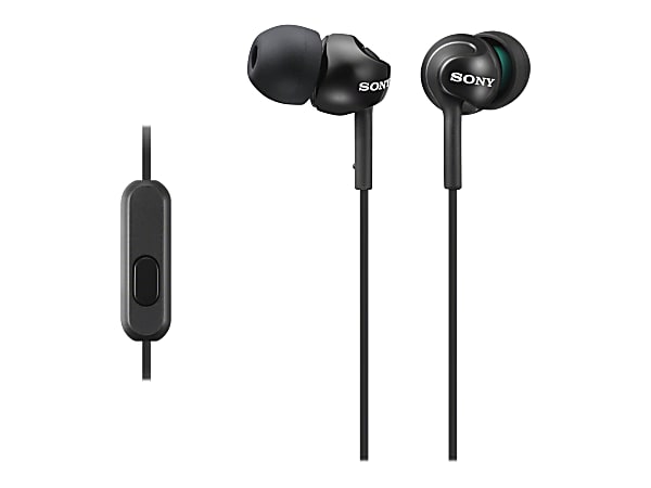 Sony® EX Monitor In-Ear Headphones, Black, MDREX110AP/B