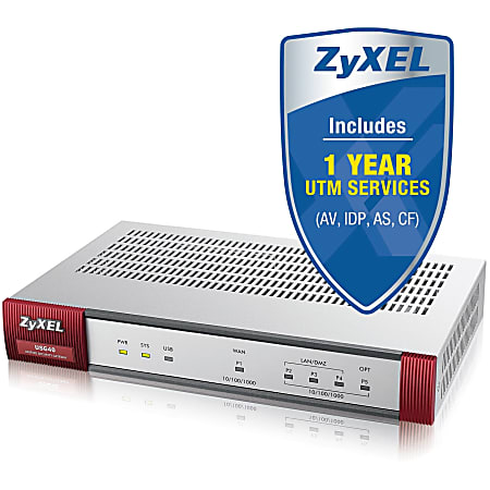 ZyXEL USG40 Next-Generation USG Firewall with 1 Year UTM Servies