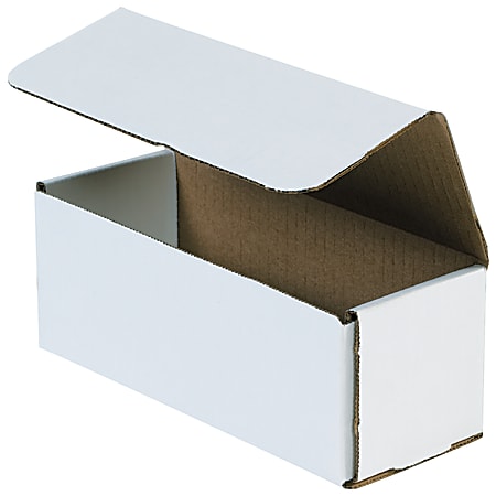 Partners Brand 17" Corrugated Mailers, 6"H x 6"W x 17"D, White, Pack Of 50