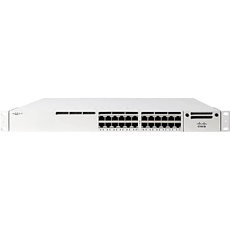 Meraki 24-port mGbe UPoE Switch - 24 Ports - Manageable - 3 Layer Supported - Modular - 1100 W Power Consumption - Twisted Pair, Optical Fiber - 1U High - Rack-mountable - Lifetime Limited Warranty