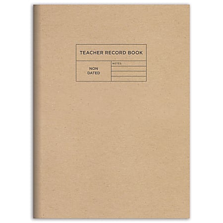 TF Publishing Undated Teacher Record Grade Book, Kraft