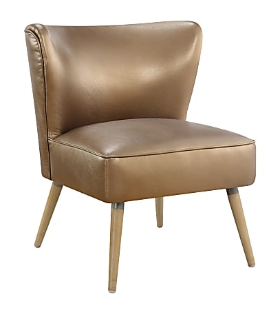 Ave Six Amity Side Chair, Sizzle Copper/Light Brown/Gold