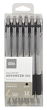 Sharpie Retractable Pens Fine Point 0.3 mm Black Barrel Black Ink Pack Of 3  - Office Depot