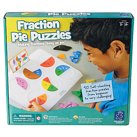 Learning Resources® Fraction Pie Puzzles