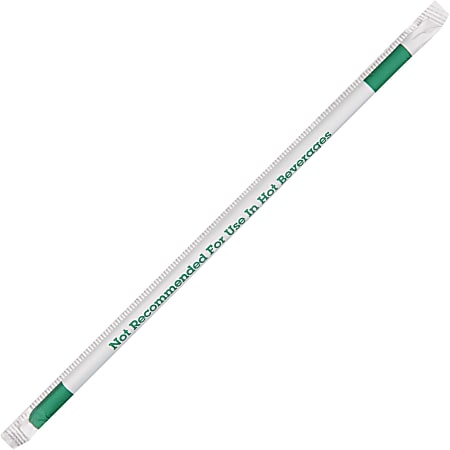 Starbucks Iced Beverage Straws - 2000 / Carton - Green