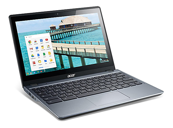 Acer® Chromebook C720 Refurbished Laptop, 11.6" Screen, Intel® Celeron®, 4GB Memory, 16GB Solid State Drive, Google™ Chrome