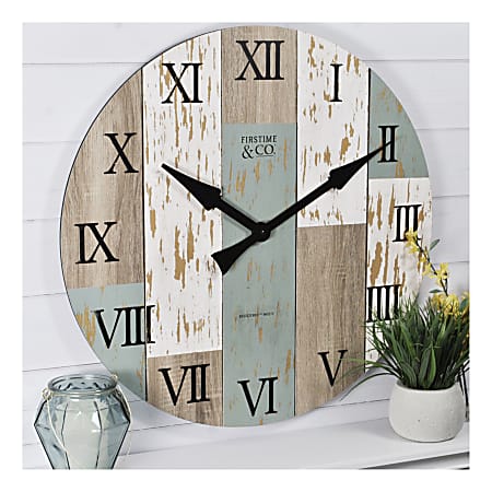 FirsTime & Co.® Timberworks Wall Clock, Multicolor