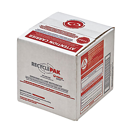 Consumer CFL Bulb Recycling Kit, Mixed Bulbs