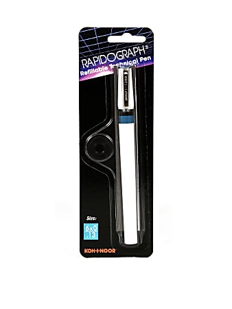 Koh-I-Noor Rapidograph No. 3165 Technical Pen, 0.13 mm