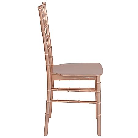 Flash Furniture HERCULES Series Resin Stackable Chiavari Chair Rose ...