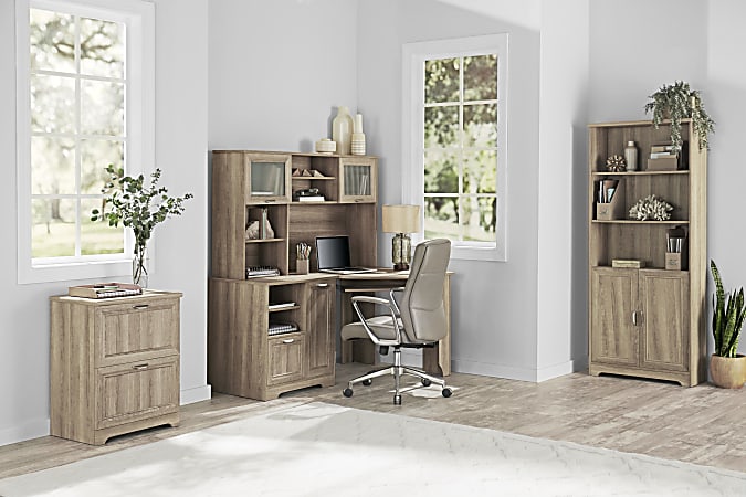 Maclean MC-411 W Loft Folding Desk 150kg White Light Beech Top 107x45x75cm Desktop Student Dorm Studio Apartment - View #6