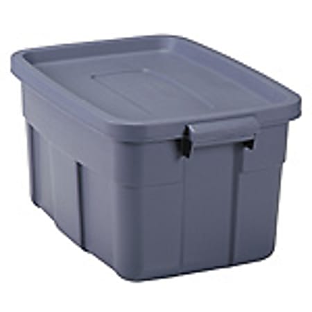 Rubbermaid® 14-Gallon Tote, Platinum